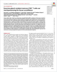 Ruef-Exocrine gland–resident memory CD8  T cells use mechanosensing for tissue surveillance-2023-Science Immunology_1